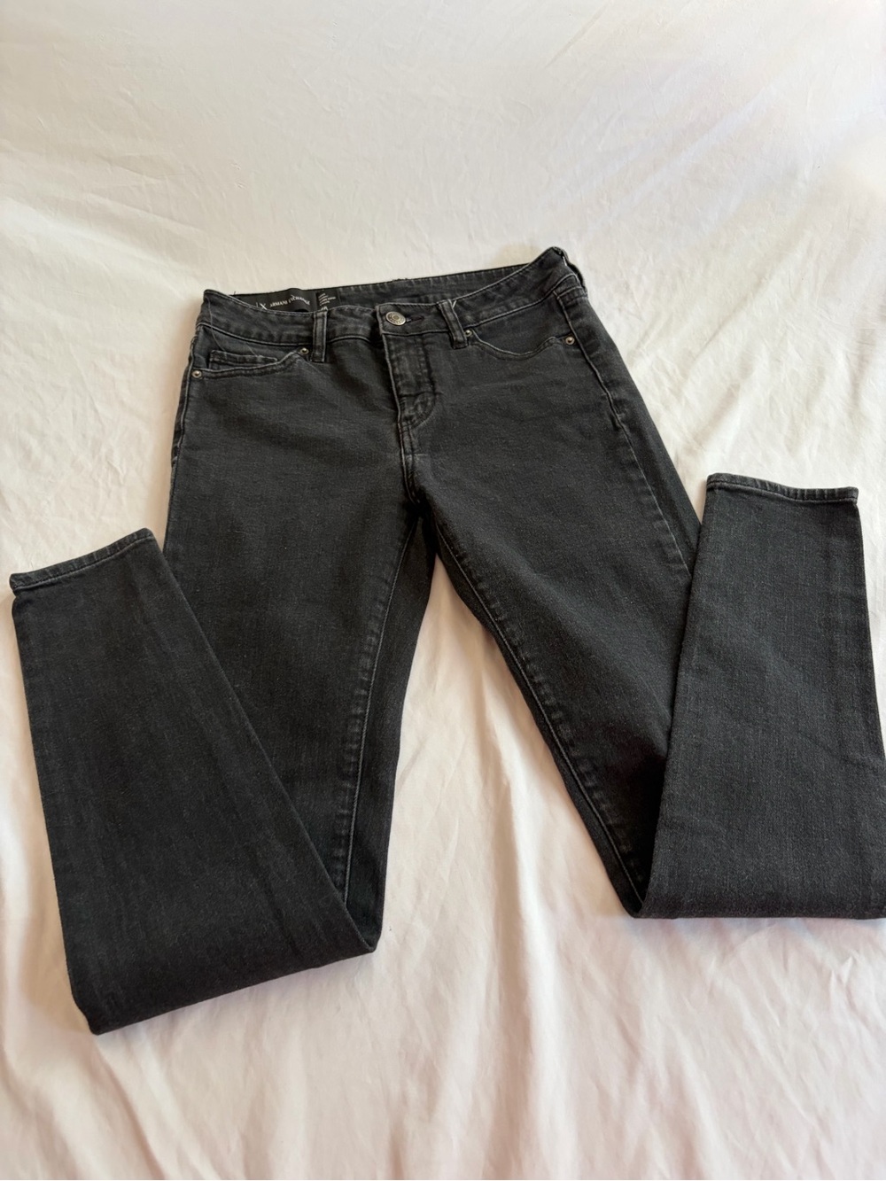 Armani Exchange Women's Black Skinny Jeans Size 26